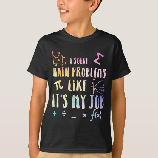 T-shirt Funny Math Quote For Teacher Student Stem Geek Gif (Devant)