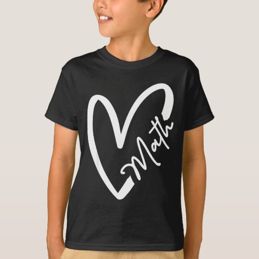 T-shirt Funny Mathematician Teacher Kids Physicist I Love  (Devant)
