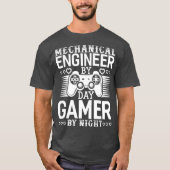T-shirt Funny Mechanical Engineer (Devant)