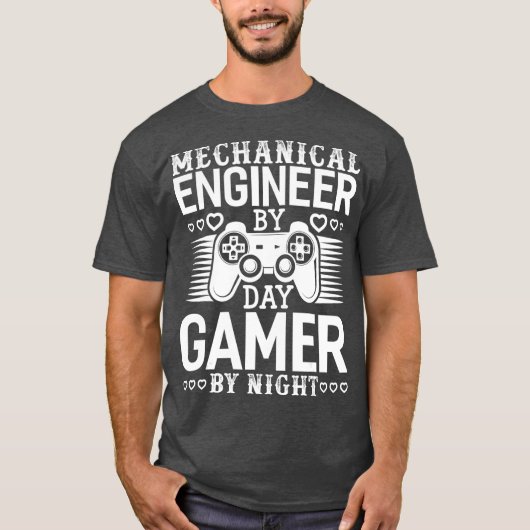 T-shirt Funny Mechanical Engineer (Devant)