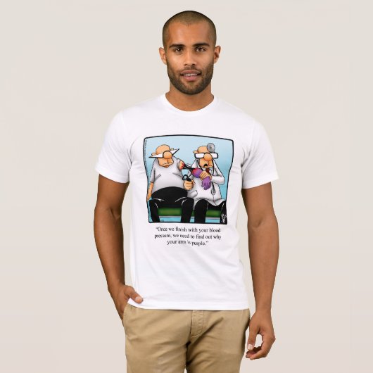 T-shirt Funny Médicale Humour Tee - shirt (Devant entier)