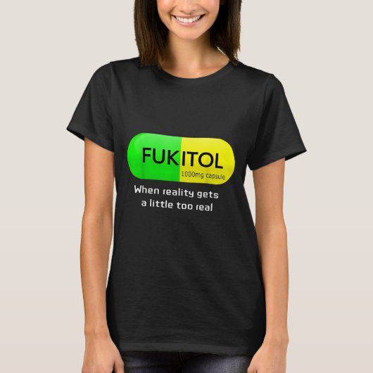 T-shirt Funny Medication Gooditol Capsule Pharmacy Humor  (Devant)