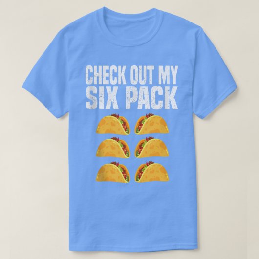 T-shirt Funny Meican Gym Taco Si Pack Découvrez Mon Pack S (Design devant)