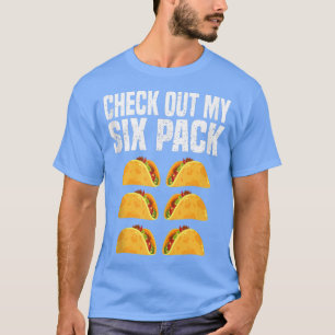 T-shirt Funny Meican Gym Taco Si Pack Découvrez Mon Pack S