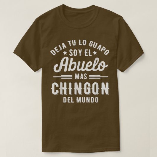 T-shirt Funny Mens Camisa Deja Tu Lo Guapo Soy El Abuelo M (Design devant)