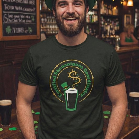 T-shirt Funny Men's St Patricks Day Shenanigans Team Tee
