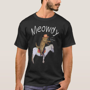 T-shirt Funny Meowdy Texas Cat Meme Vintage