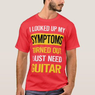 T-shirt Funny Mes Symptômes Guitare Guitariste