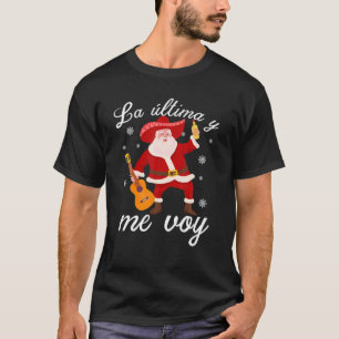 T-shirt Funny Mexique Père Noël Noël Feliz Navidad Mexi