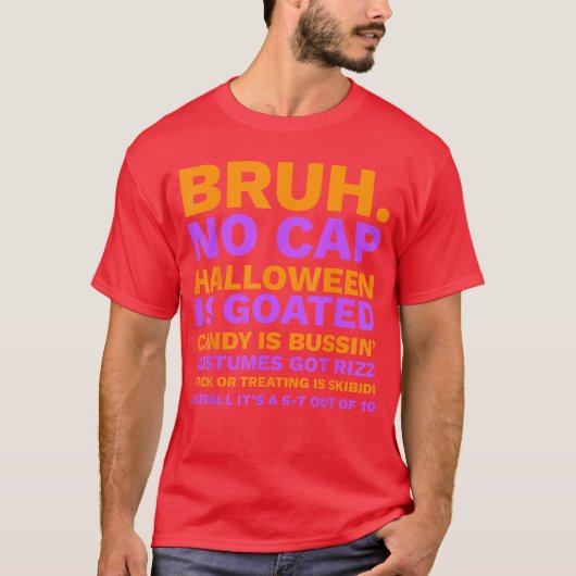 T-shirt Funny Middle School Generation Alpha Gen A Slang H (Devant)