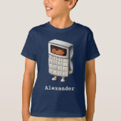 T-shirt Funny Mignonne Math Calculatrice Nerd enfant (Devant)