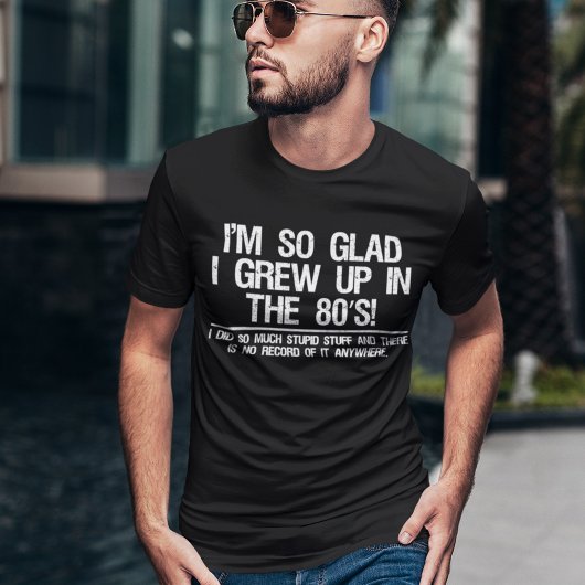 T-shirt Funny Millennials Gen Y 80 Stupides Stupides