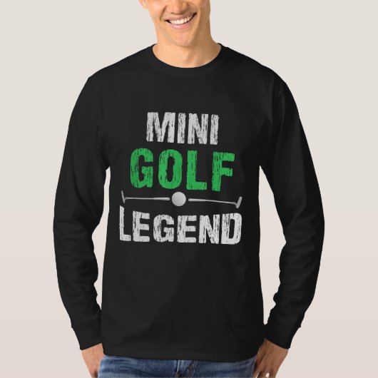 T-shirt Funny Miniature Golf Mini Golf Legend Golfer Gi (Devant)