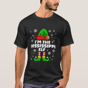 T-shirt Funny Mississippi Elf Family Matching Group Happy