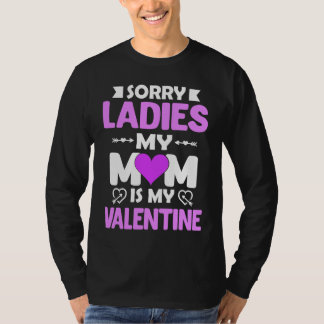 T-shirt Funny Mom Valentine Day  Fun Quote Graphic Plus Si