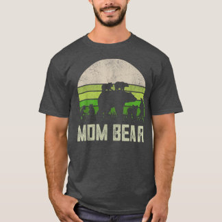 T-shirt Funny Mommy Shirt From Son Daughter, 6 Cubs Mom Be