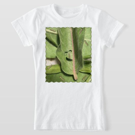 T-Shirt Funny Monarch Butterfly Caterpillar (Poser)