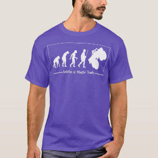 T-shirt Funny Monster Size Truck Evolution Gift RV Radio C