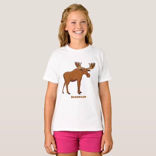 T-shirt Funny moose (Devant entier)