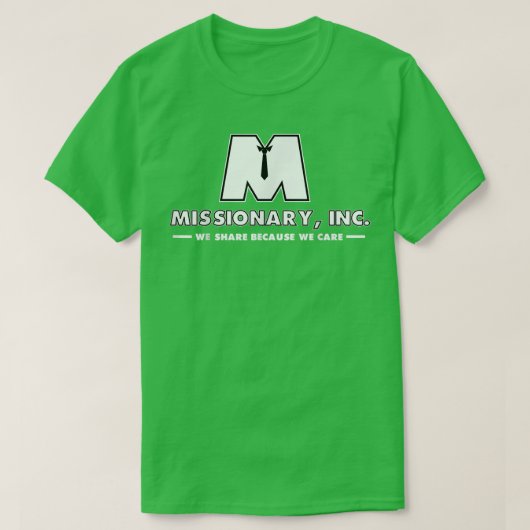 T-shirt Funny Mormon Missionary Inc  (Design devant)