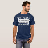 T-shirt Funny Morse Code (Devant entier)