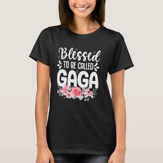 T-shirt Funny Mother's Day Grandma Blessed To Be Called Ga (Devant)
