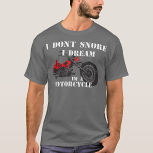 T-shirt Funny Motorcycle Moker Motorbike équitation