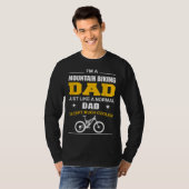T-shirt Funny Mountain Bike - VTT Papa (Devant entier)