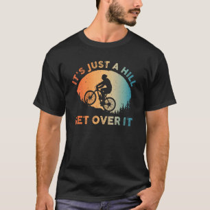 T-shirt Funny Mountain Vélo Design Pour Hommes Femmes Trav