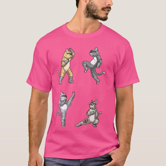 T-shirt Funny Muay Thai Chat (Devant)