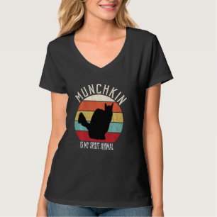 T-shirt Funny Munchkin Est Mon Esprit Animal Amoureux des 