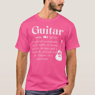 T-shirt Funny Music Guitare Noun Définition Pour Orchestre