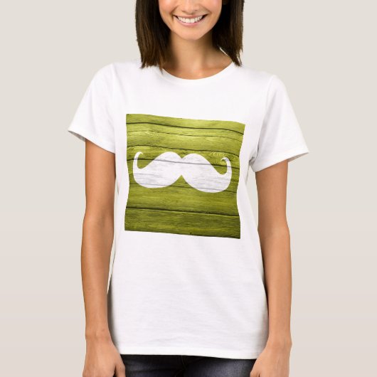 T-shirt Funny Mustache Vintage #11 (Devant)