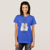 T-shirt Funny “Namaste in Bed” Custom Workout Humor (Devant entier)