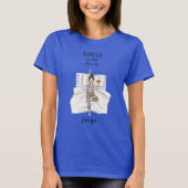 T-shirt Funny “Namaste in Bed” Custom Workout Humor (Devant)