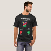 T-shirt Funny Namibia Namibia Africa (Devant entier)