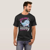T-shirt Funny Narwhal Animal Feeling Stabby (Devant entier)