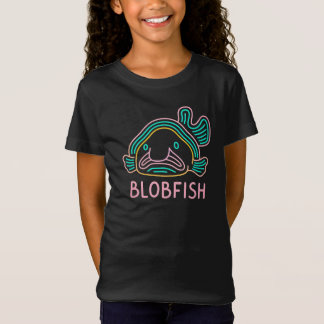 T-Shirt Funny Neon Blobfish – Quirky Deep Sea Cartoon