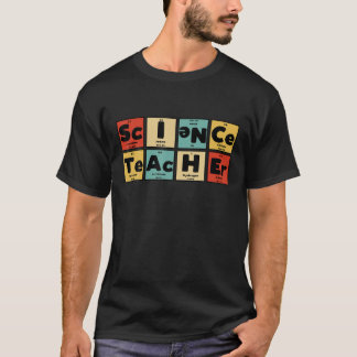 T-shirt Funny Nerdy Enseignant de sciences Périodique Élém