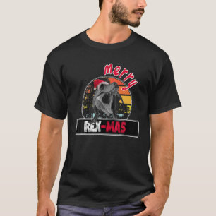 T-shirt Funny Noël 2021 Mauvais Noël Joyeux Rex-Mas Rex R