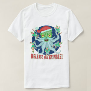T-shirt Funny Noël Père Noël Libère le Kringle