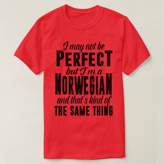 T-shirt Funny Norvège Norwegian Gift Viking t  (Design devant)