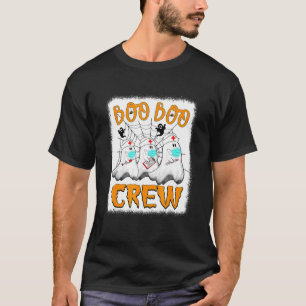 T-shirt Funny Nurse Ghost Costume d'Halloween Boo Boo Crew