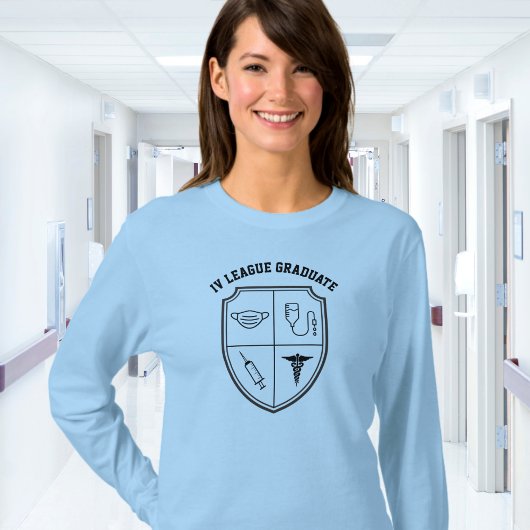T-shirt Funny Nurse I.V. League