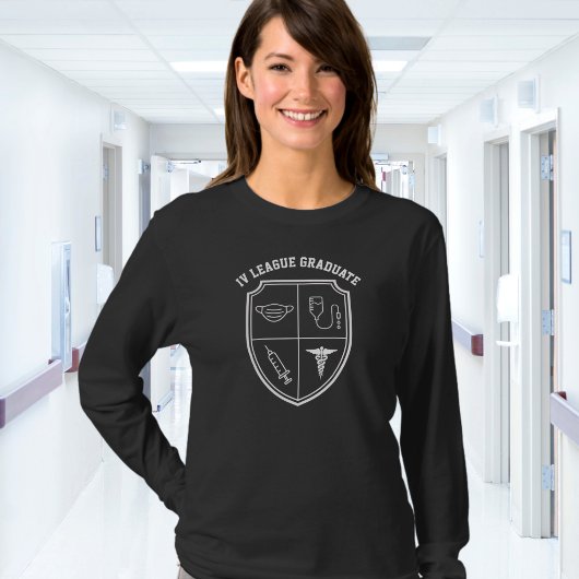T-shirt Funny Nurse I.V. League