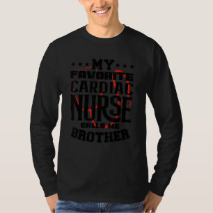 T-shirt Funny Nursing Graphic Brothers Hommes Favori Cardi