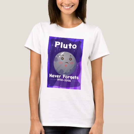 T-shirt Funny Nwarf Planet Tee | Drôle Pluto Lover (Devant)
