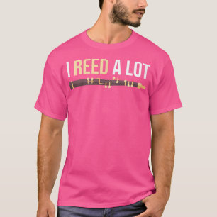T-shirt Funny Oboist Music Orchestra I Reed A Lot Oboe 887