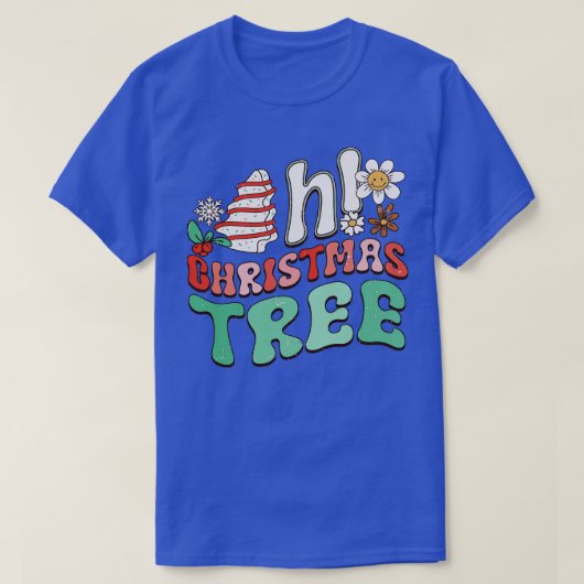 T-shirt Funny Oh Christmas Tree Cake (Design devant)
