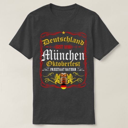 T-shirt Funny Oktoberfest German Beer Fest 2021 (Design devant)